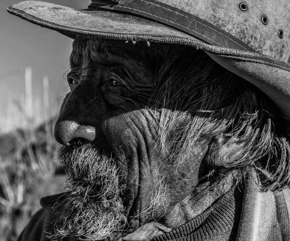 man posing outside