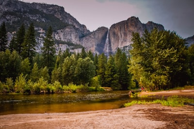 Rio Merced and Yosemite Fall - United States