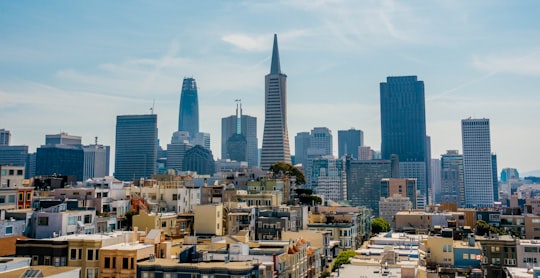 high angle photo of metropolis in Alcatraz Island United States