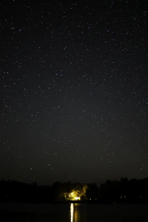A serene night sky filled with stars, reflecting the visionary aspect of the platform.