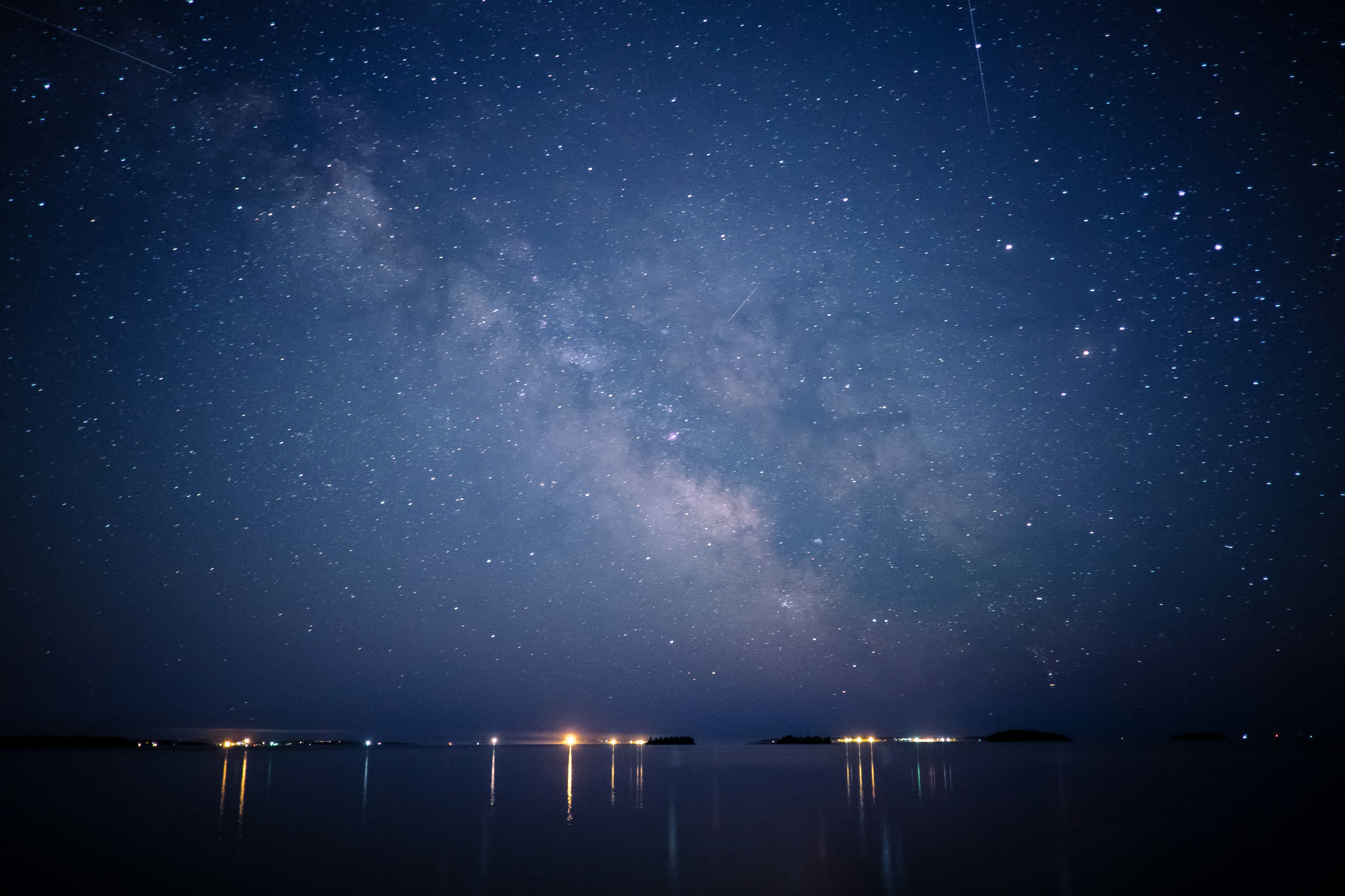 海岸夜景