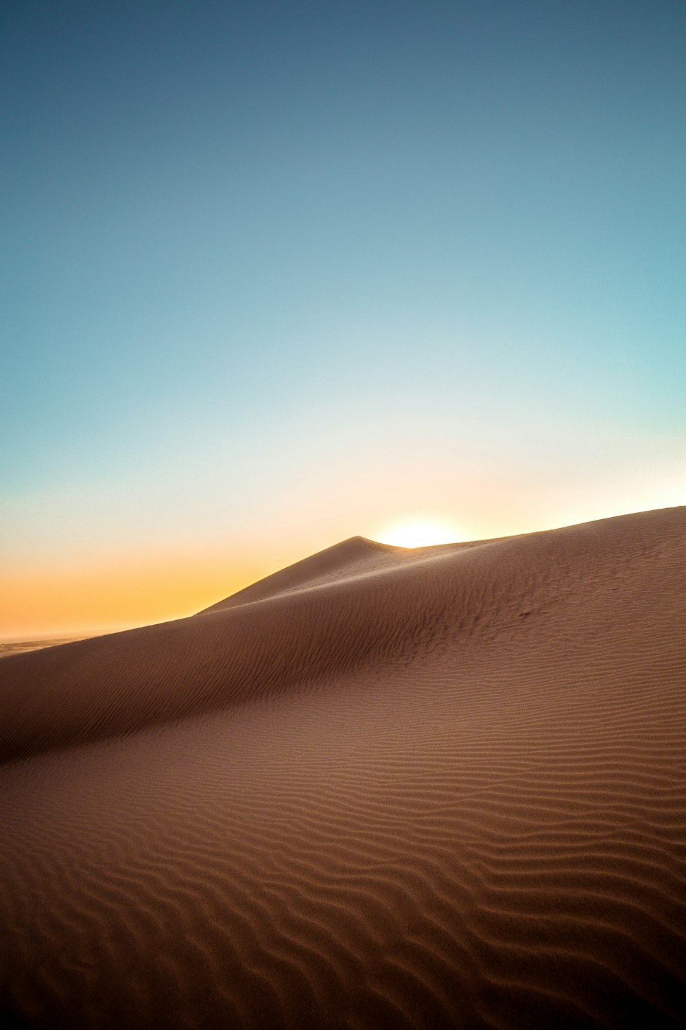 landscape photography of desert