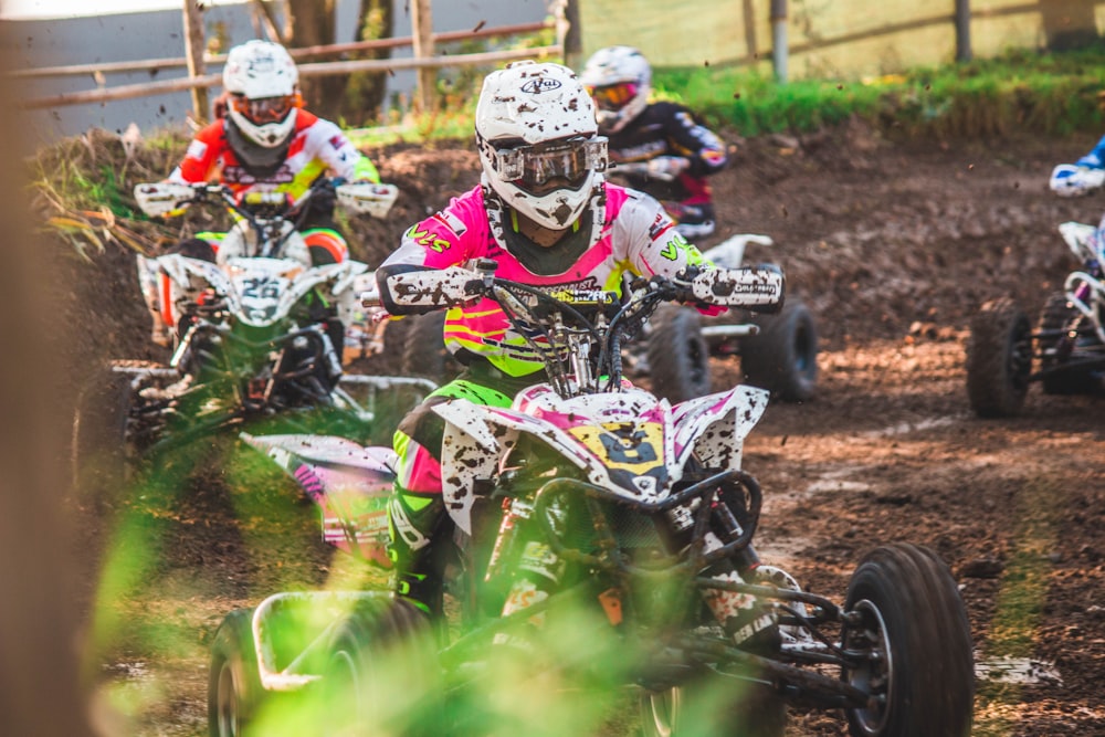 ATV racing in action photo