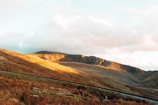 landscape photo of mountains in Snowdon United Kingdom