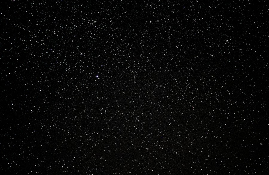 Meteor shower streaks in the night sky