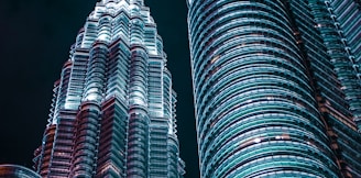 low-angle photography of Petronas twin tower