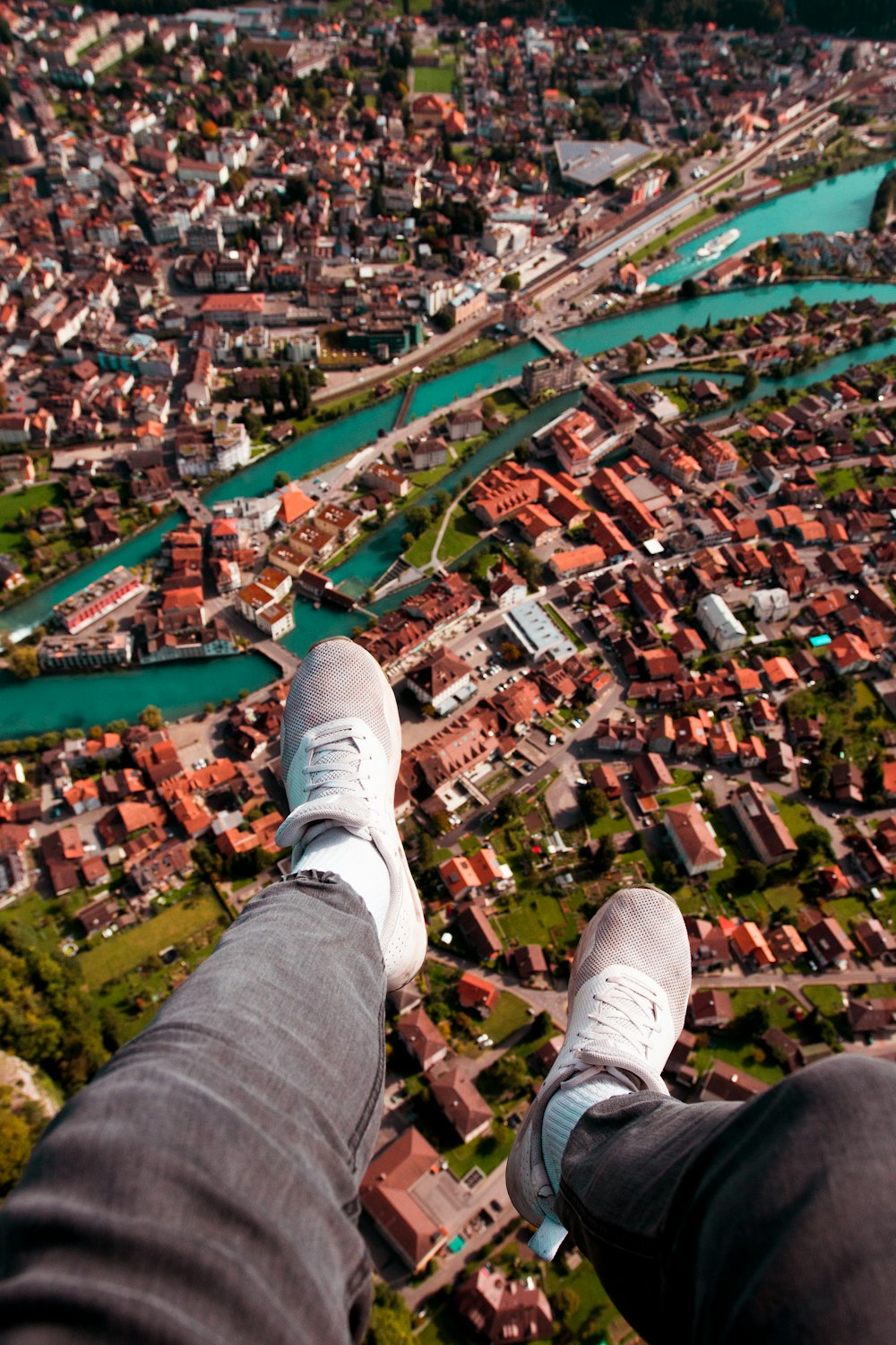 aerial photography of houses