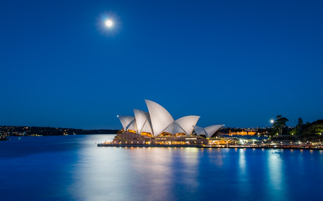 Sydney Opera House, Australia during nighttime