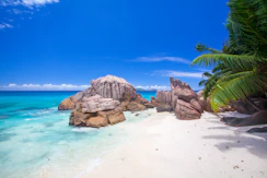 rock formation on seashore