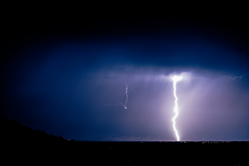 photo of lightning strike