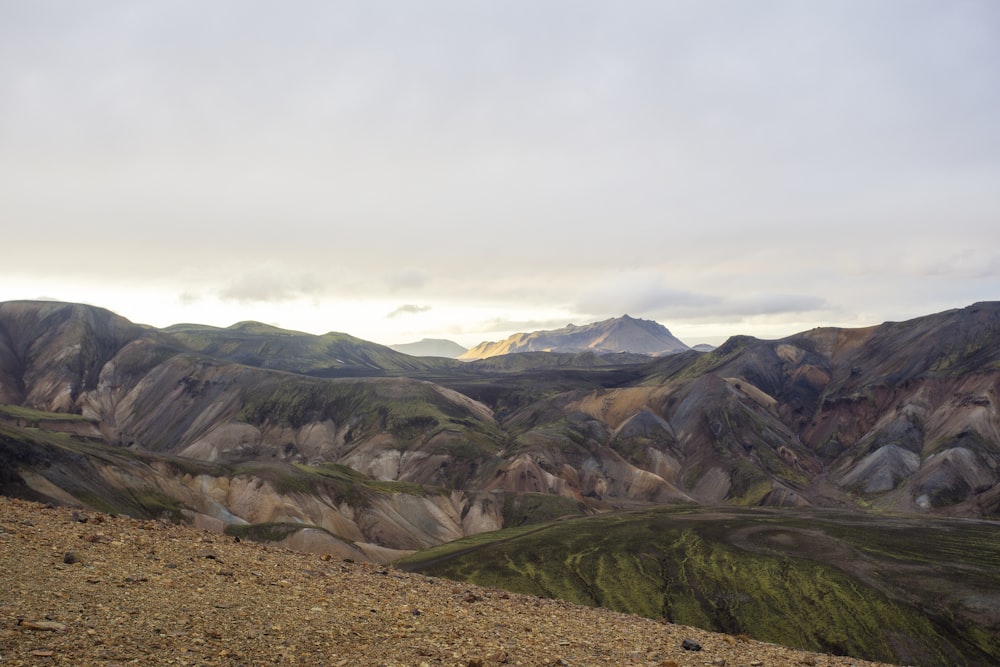 aerial view of mountains during daytime