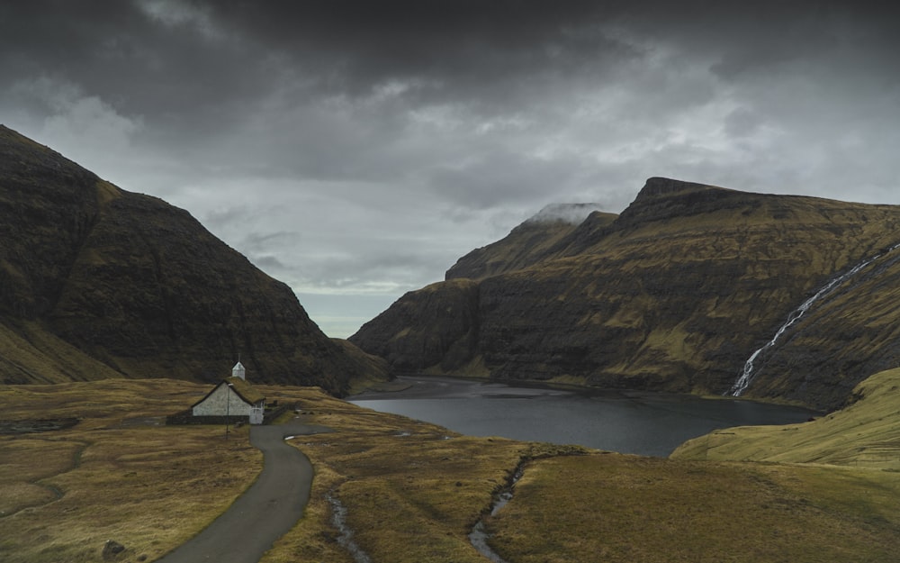 landscape photography of mountain