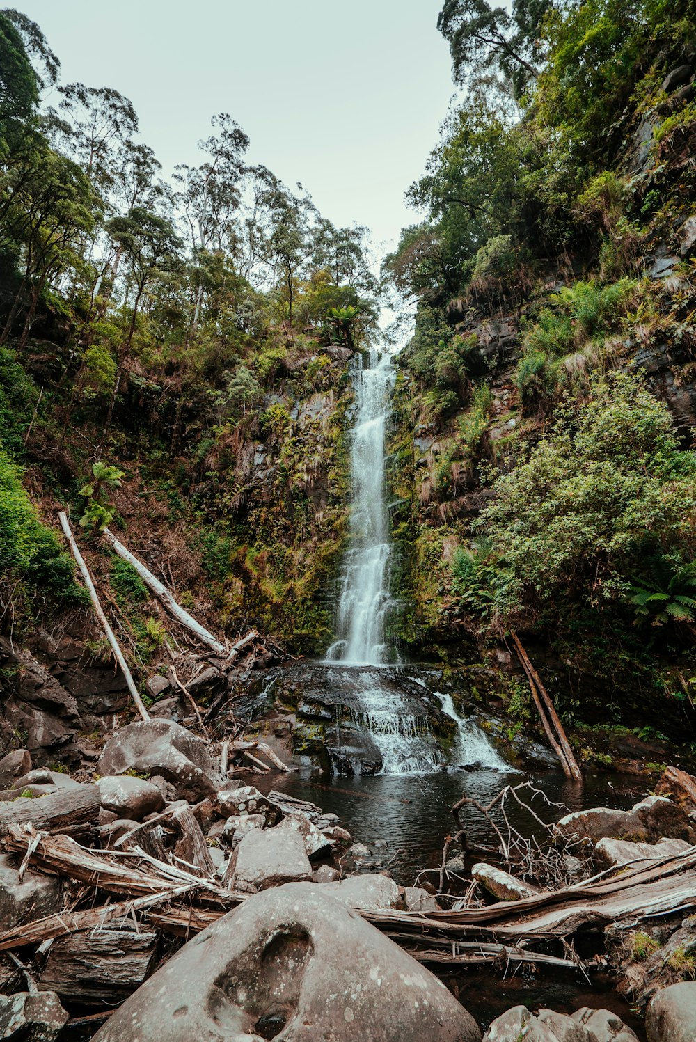 fotografia de paisagens de cachoeiras