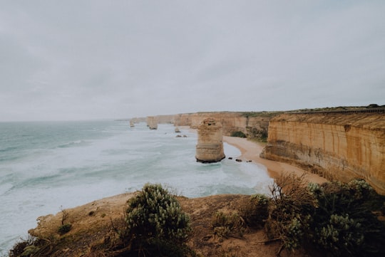 rock formations on beach in Port Campbell National Park Australia