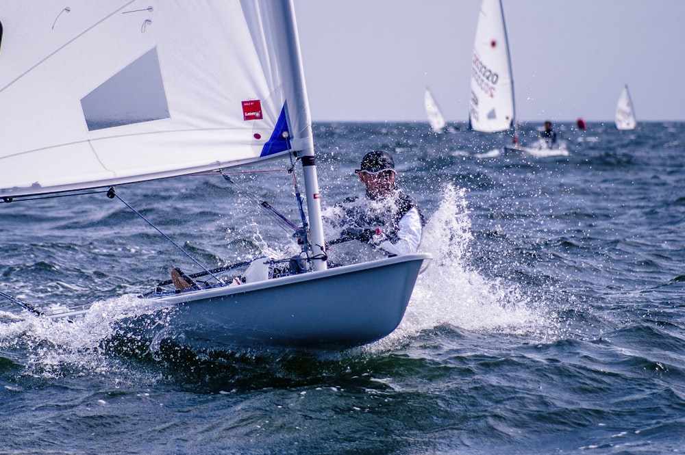 Sailing asks participants to battle against the force of the wind and the water.