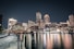 architectural photography of city