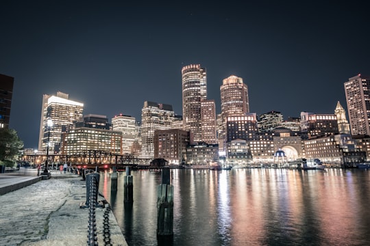 architectural photography of city in Fan Pier Park United States