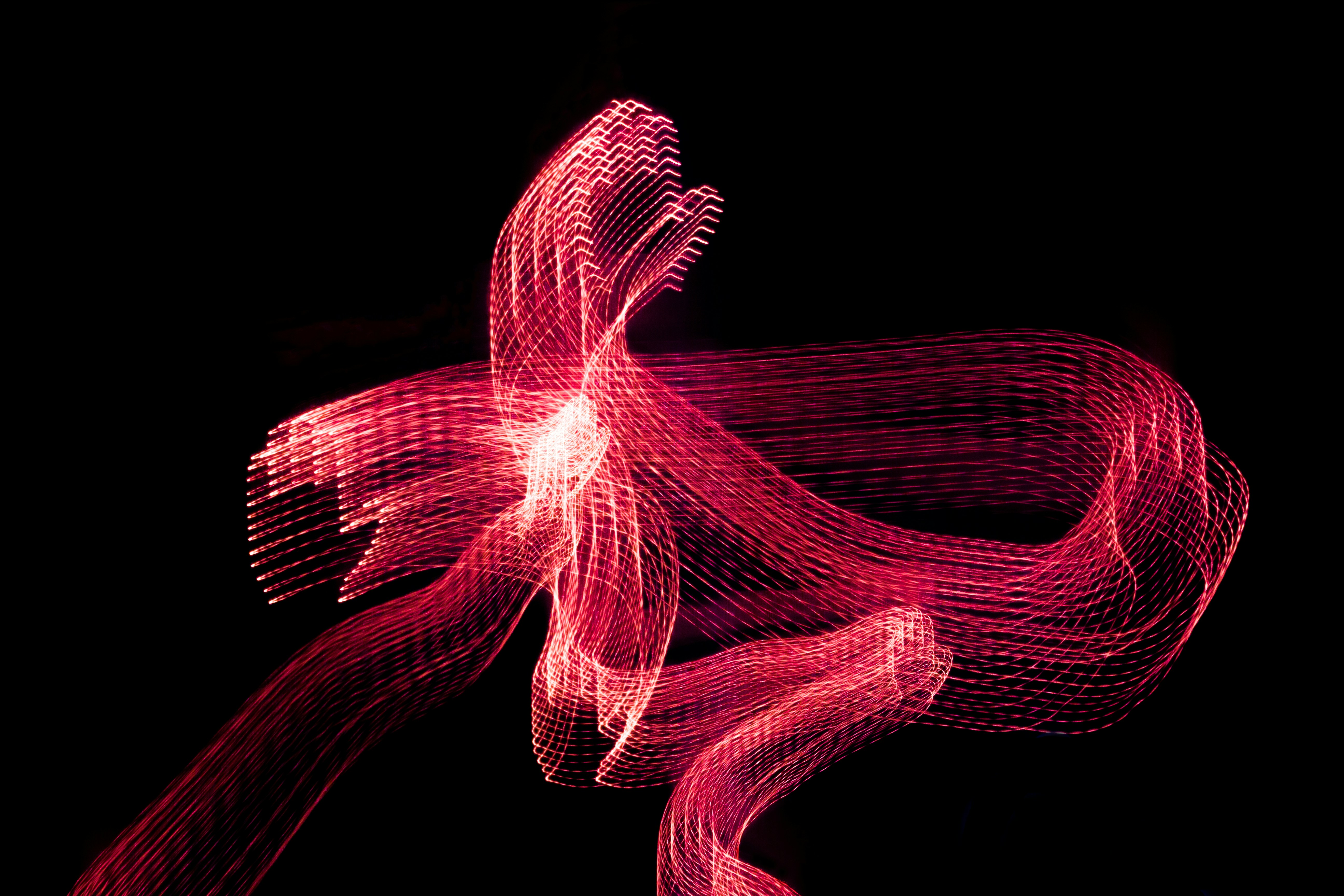time-lapse photography of red lights
