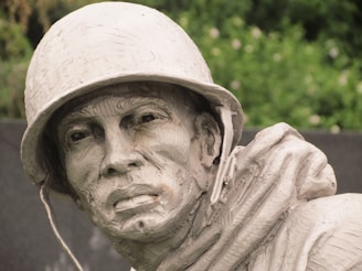 A detailed 3D printed replica of a World War II helmet with realistic textures.