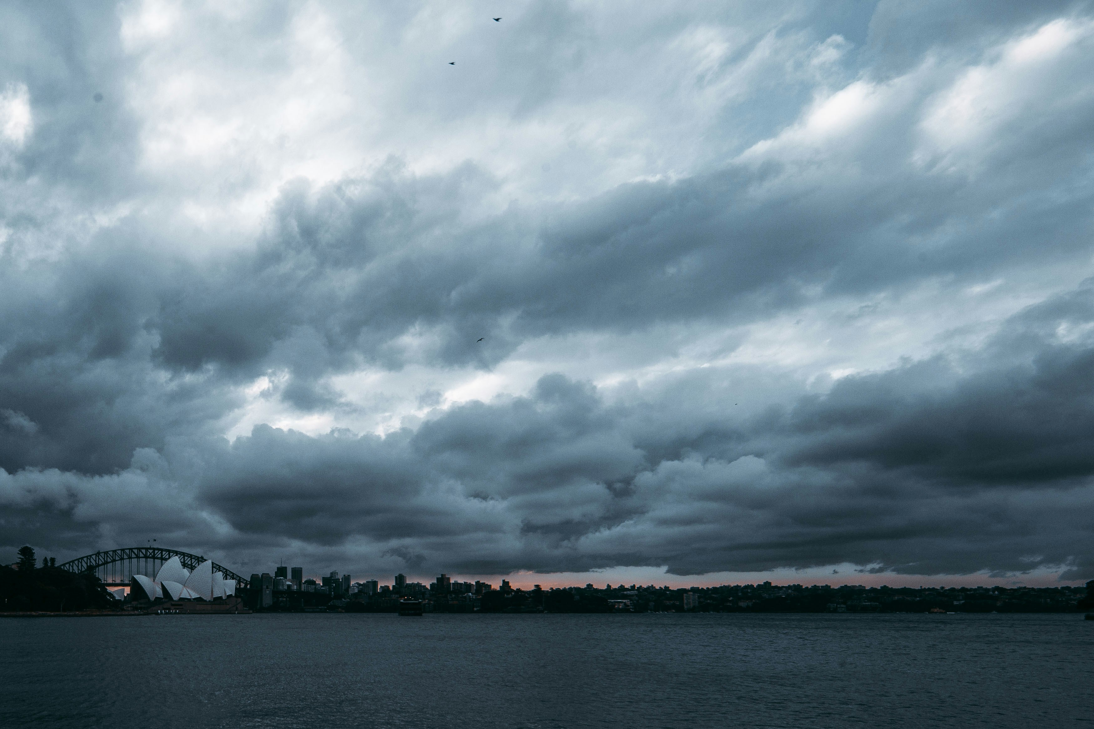 Just a few seconds before it rains.