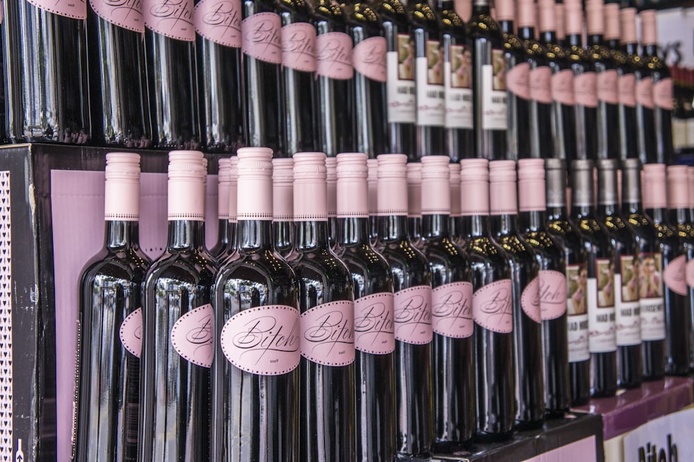 wine bottle lot