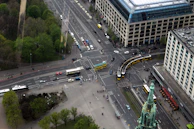 A panoramic view of Melbourne roads with various cars, illustrating the local market Velocetrust serves.