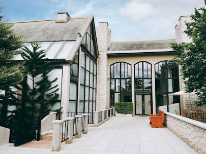 A well-maintained commercial building exterior.