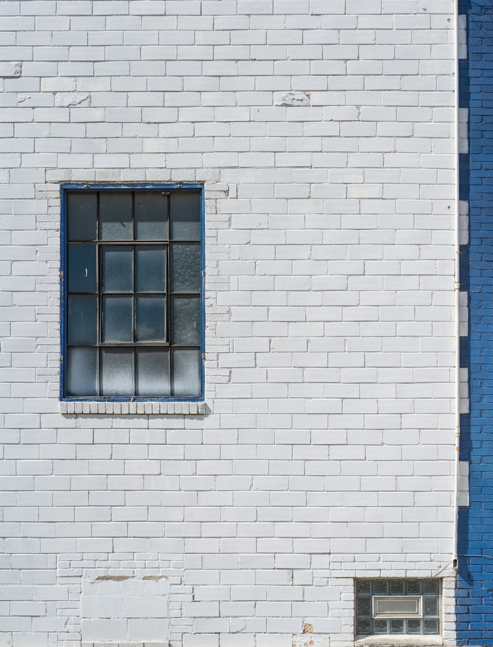 glass window pane on wall