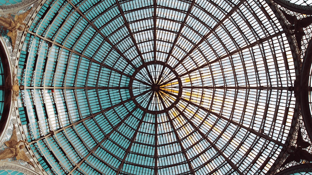 大聖堂の天井のワームの目線写真