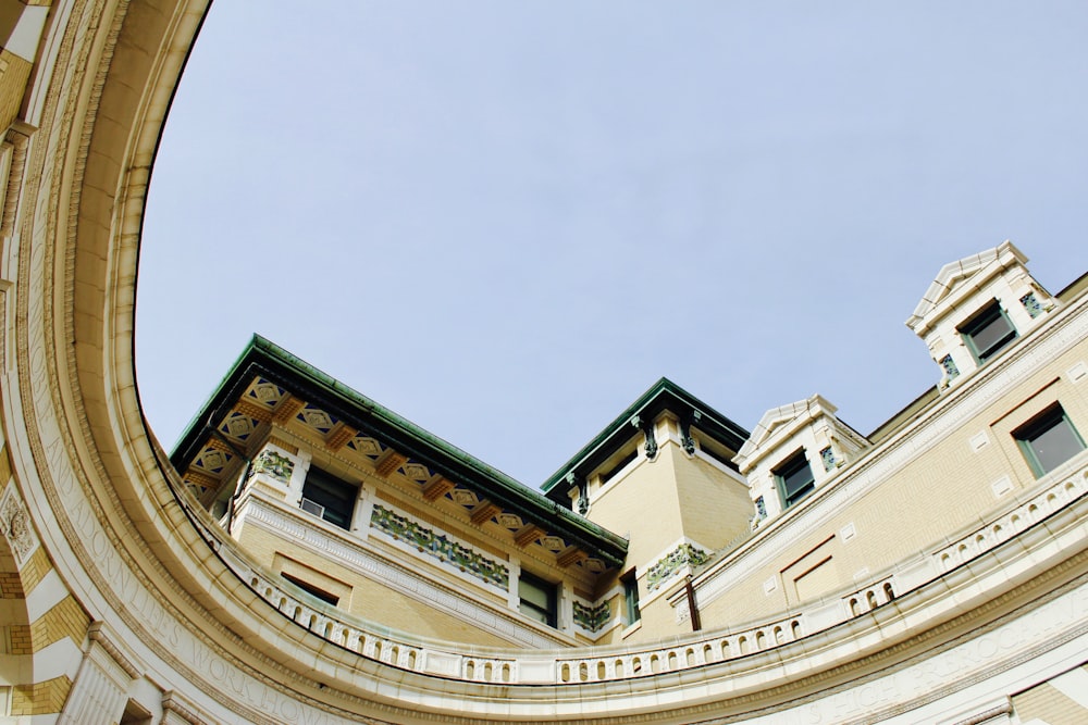 beige concrete building