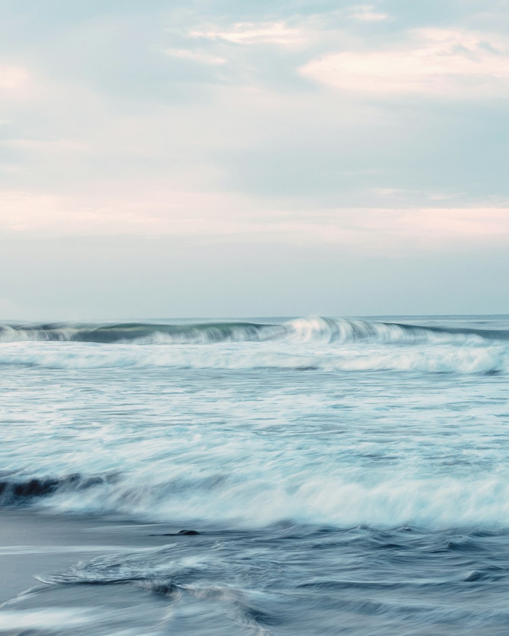 Photographie en accéléré de la vague de l’océan
