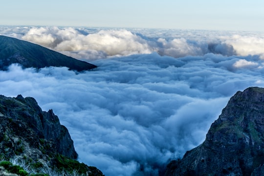 sea of clouds in Madeira Portugal