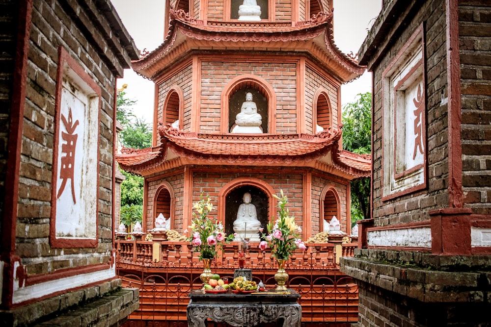 brown pagoda temple