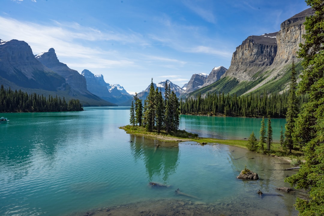 Mountain photo spot Maligne Lake Medicine Lake