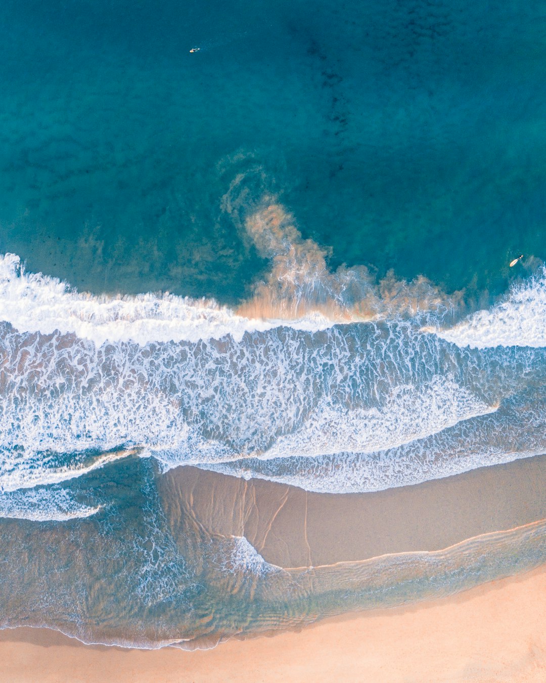 high-angle photography of beach shore