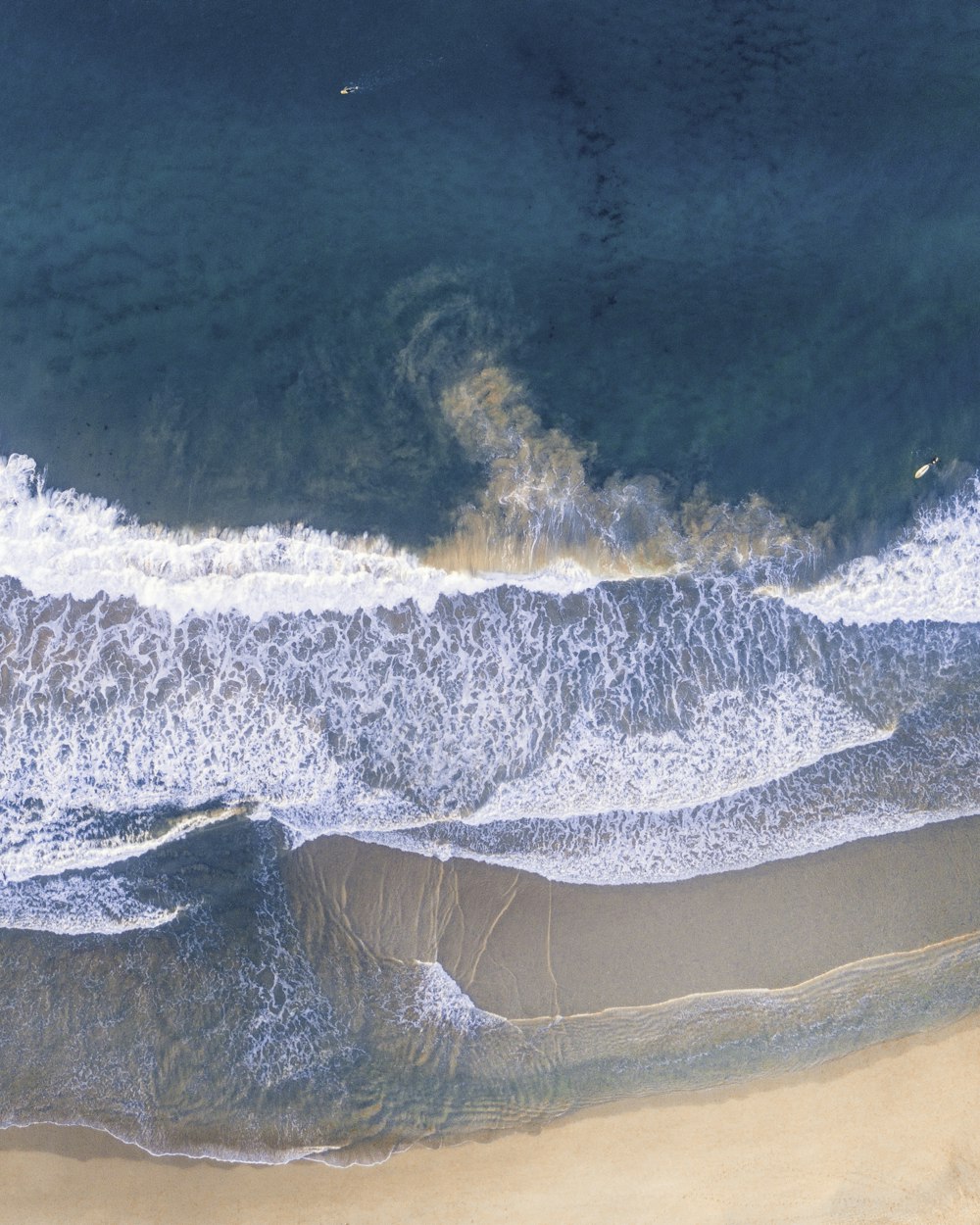 high-angle photography of beach shore