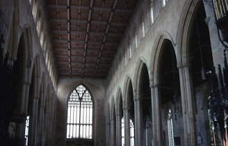 A serene view of the church's interior, showcasing its beautiful architecture.