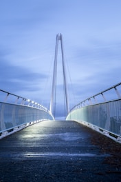 gray metal bridge photo