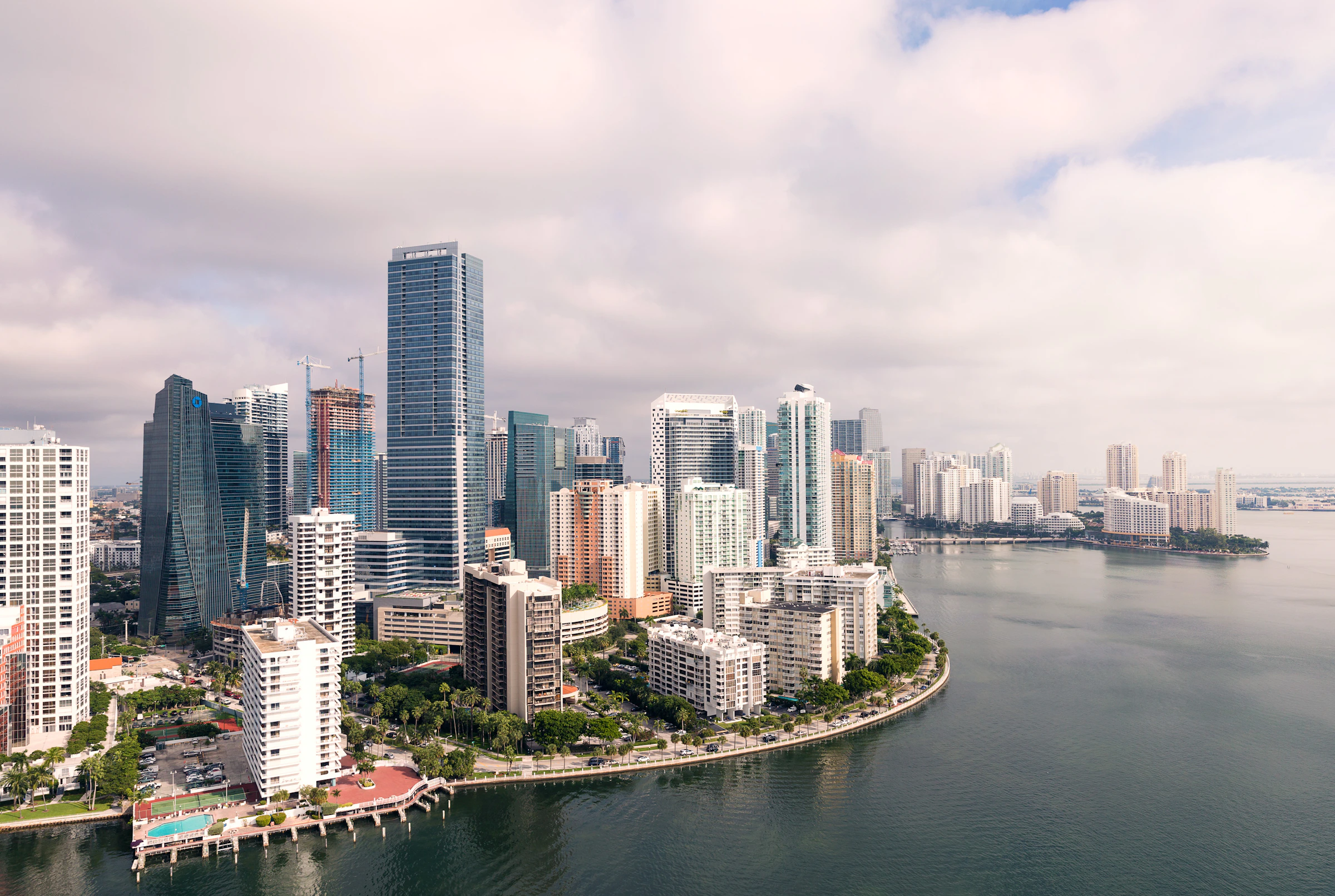 Miami waterfront skyline
