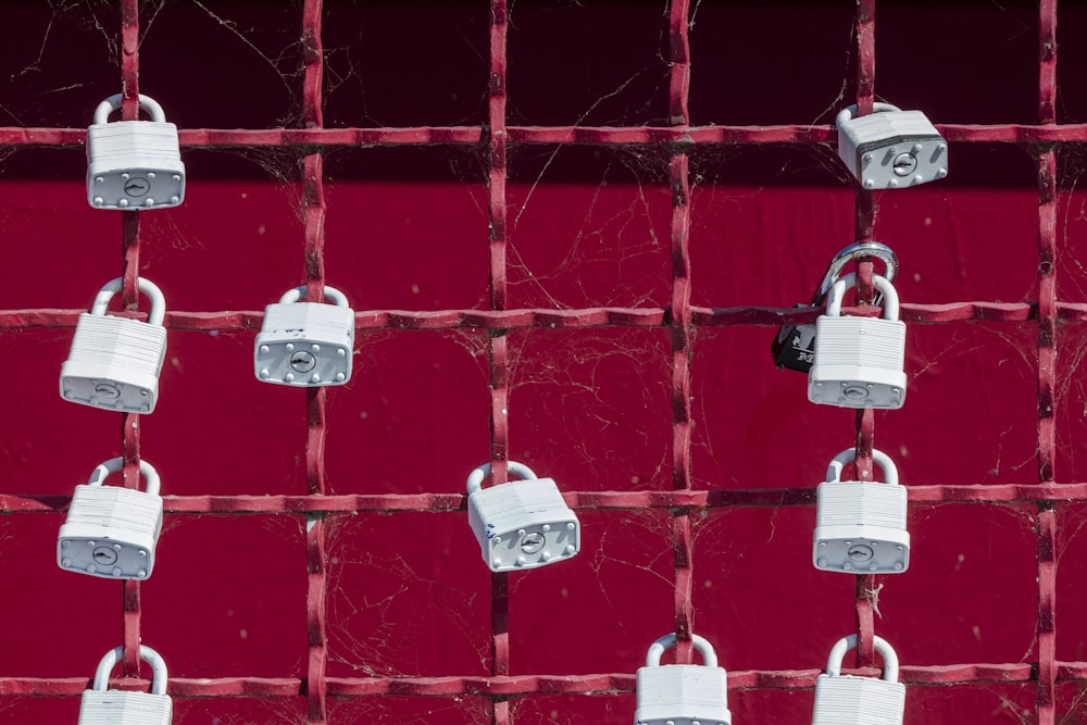 gray padlocks lot