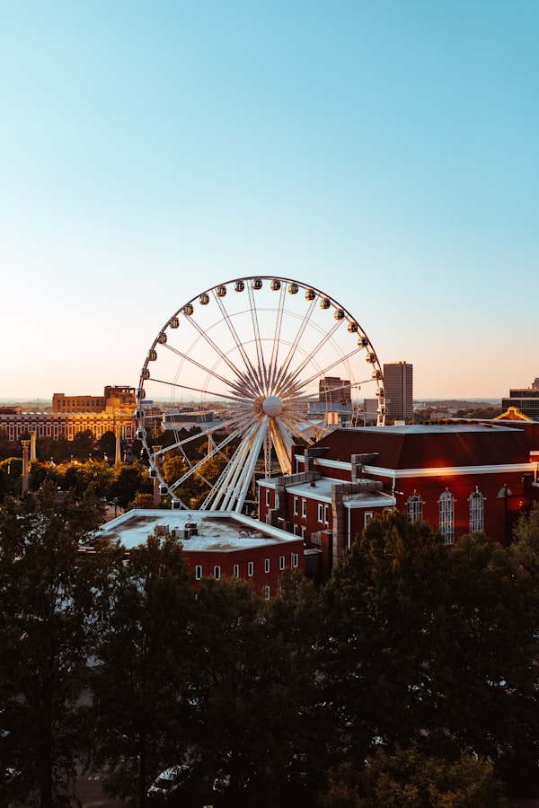 Ferris Wheel at Sunsetby Kyle Sudu