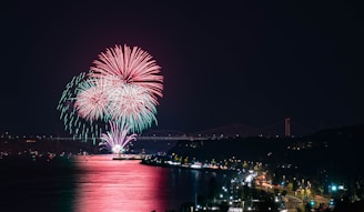fireworks display during daytime