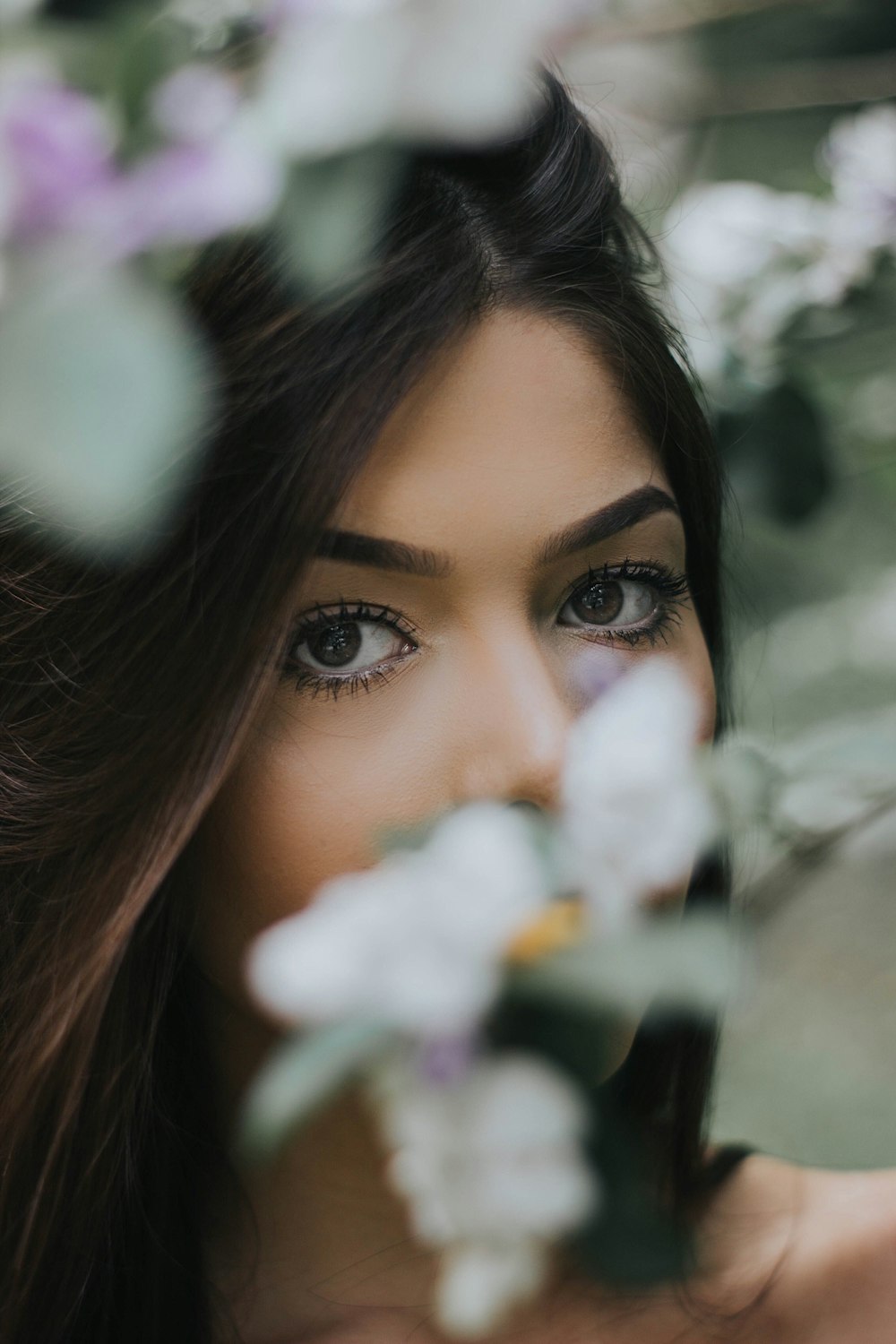 woman's face photography