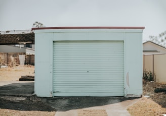 white roller shutter