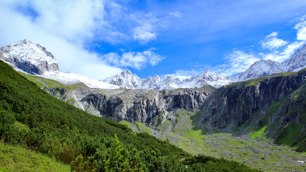 mountain under blue sky at daytime