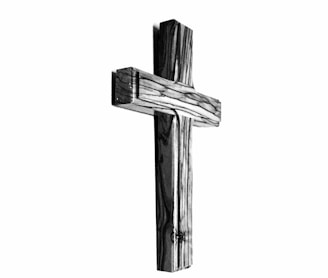 wooden cross illustration