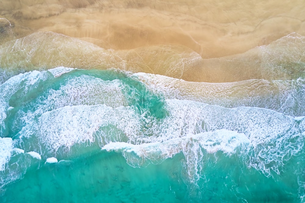 top view of body water