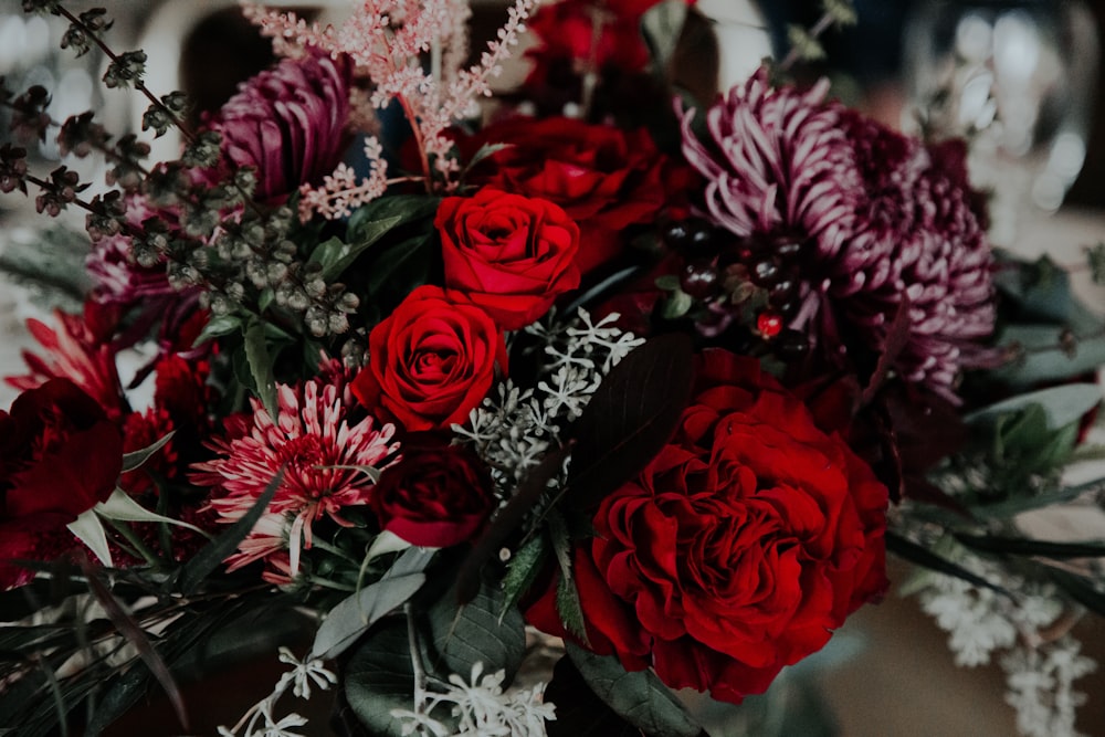 photo of assorted flowers