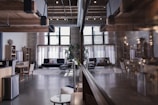A beautifully designed co-living space with modern furnishings.