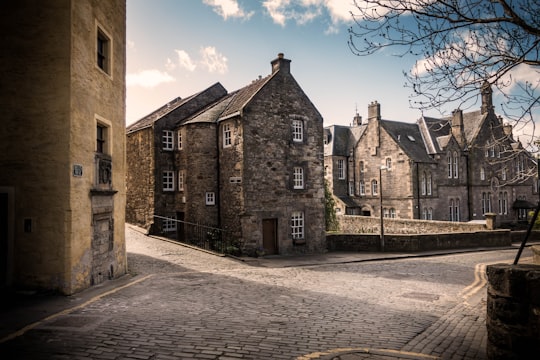 brown concrete buildings in Dean Village United Kingdom